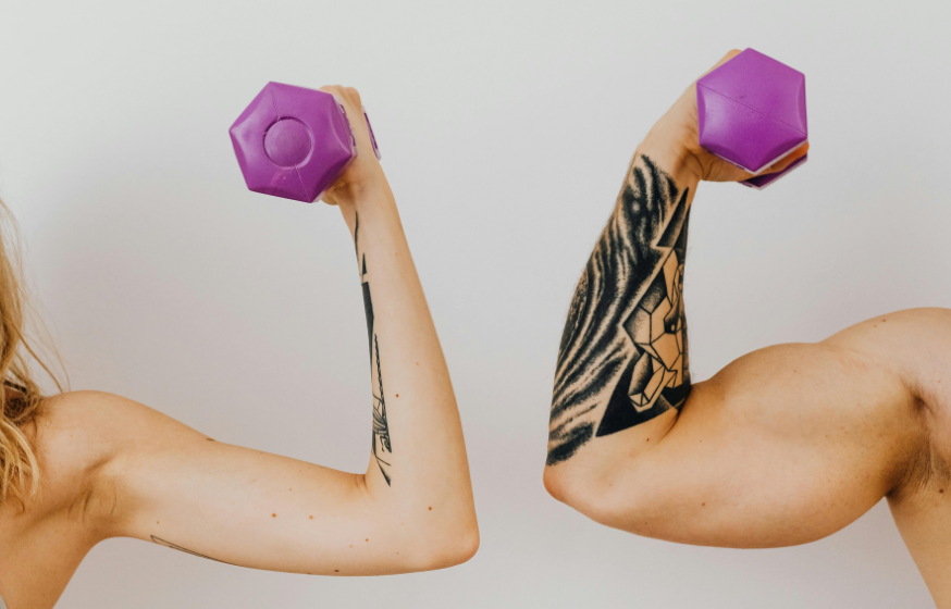 How to build muscle as a beginner blog post banner