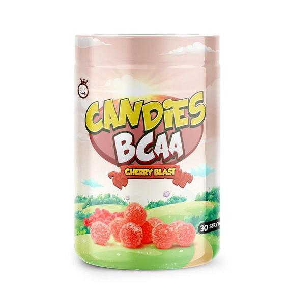 Yummy Sports: Candies BCAA Cherry Blast (30 Servings) - The Barbell Box
